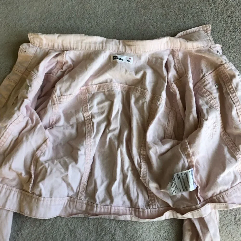 Epic Threads Girls Pink Denim Jacket